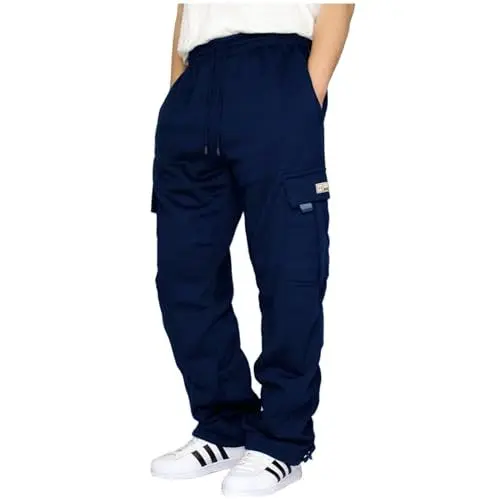 Produktbild: Extra Lange Jogginghose Herren Dicke Warme Jogginghose Herren Jogginghose Herren Extra Lang üBerläNge Kleidung Herren Wide Leg Jogginghose Herren Hose Schwarz Elegant Jogginghose Herren Tight