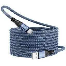 Produktbild: Extra Langes 8M USB C Ladekabel, 3.1A Schnellladekabel, USB anf Typ C Kabel geflochten für PS5 Controller, Samsung Galaxy S10/S9/S8 Plus, Note 10 9 8, LG V30 V20 G6 G5, Moto, LG, HUWEI, Mi9/8,etc