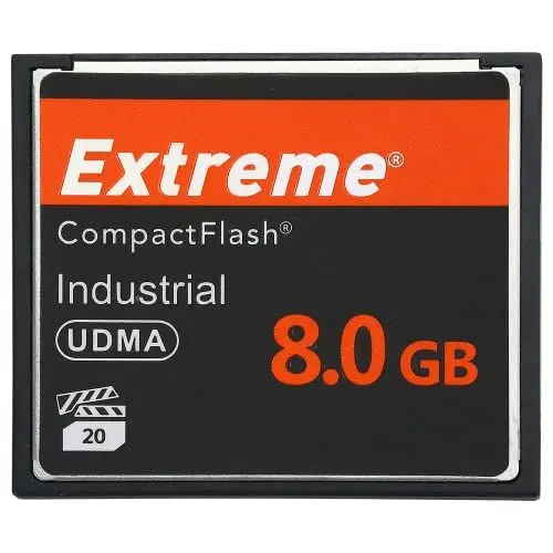 Produktbild: Extreme 8GB Compact Flash Speicherkarte, Original CF Karte für professionelle Fotografen, Videografen, Enthusiasten