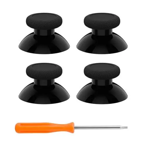 Produktbild: eXtremeRate 4Pcs Thumbsticks für Xbox Series X/S Controller, Analog Sticks Analogsticks Joysticks Aufsätze für Xbox One Standard,für Xbox One X/S,für Xbox One Elite V1 Controller-Schwarz