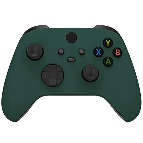 Produktbild: eXtremeRate Front Case für Xbox Series X/S, Matt Vordere Hülle Gehäuse Skin Shell Ersatzteil Set für Xbox Core Controller Model 1914(Renngrün)-Controller Nicht enthalten