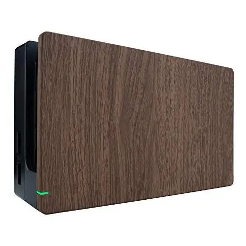 Produktbild: eXtremeRate Custom Case Cover für Nintendo Switch Dock, DIY-Ersatzteile Front Hülle Abdeckung Zubehör für Nintendo Switch Charging Dock Station-Holz Optik