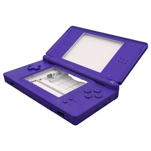 Produktbild: eXtremeRate Full Gehäuse Case für Nintendo DS Lite NDSL, DIY-Ersatz Voll Hülle&Knöpfen&Screen Protector Shell Zubehör für Nintendo DS Lite Handheld Spielekonsole(Lila)–KEIN Console