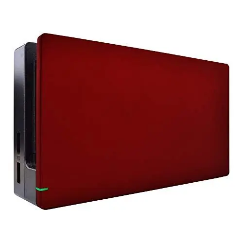Produktbild: eXtremeRate Gehäuse für Nintendo Switch Dock, DIY-Ersatz Front Hülle Case Cover Ersatzteile Zubehör für Nintendo Switch Dock Station-Rot