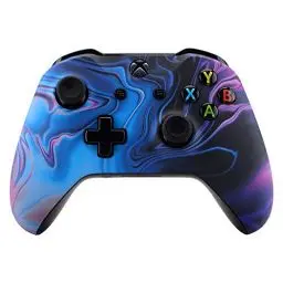 Produktbild: eXtremeRate Gehäuse für Xbox One X/S Controller, DIY-Ersatz Front Hülle Case Zubehör Faceplate für Xbox One S/X Controller Modell 1708-Ursprung des Chaos