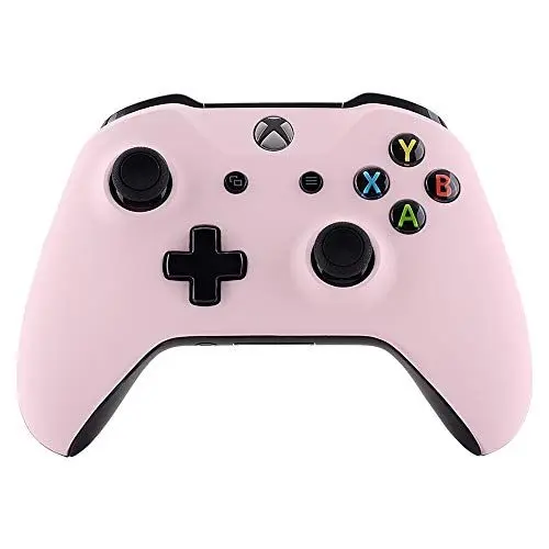 Produktbild: eXtremeRate Case Hülle für Xbox One S/X Controller, Vorderseite Gehäuse Cover Oberschale Skin Schale Shell Zubehör für Xbox One S/X Controller Model 1708-Pink