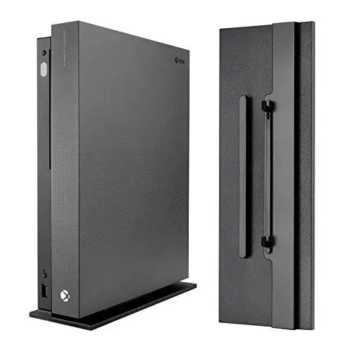 Produktbild: eXtremeRate Standfuß Rutschfester Vertikaler Ständer mit Integrierte Lüftungsschlitze und beschichteten Füße für Xbox One X Konsole