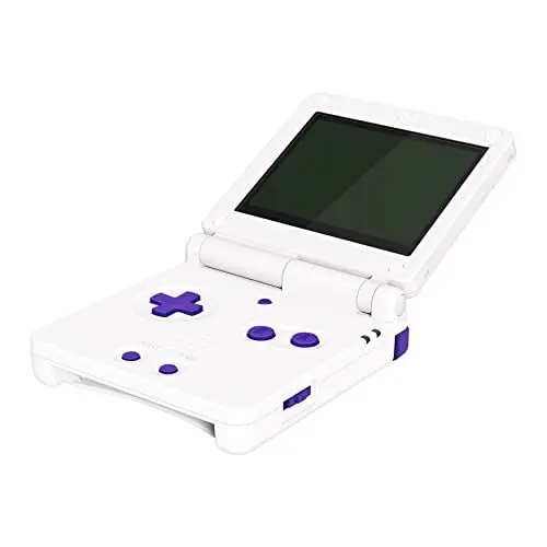 Produktbild: eXtremeRate Tasten Set für Nintendo Gameboy Advance SP, DIY-Ersatz Buttons Replacement D-Pad A B L R Knöpfe Ersatztaste Zubehör für Nintendo für GBA SP Console-SNES Lila(Ohne Konsole)