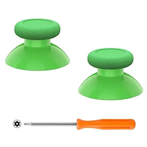 Produktbild: eXtremeRate Thumbsticks für Xbox Series X/S Controller,für Xbox One Standard,für Xbox One X/S,für Xbox One Elite,Analog Stick Joystick Joy-Sticks Analogsticks Aufsätze Zubehör-Grün