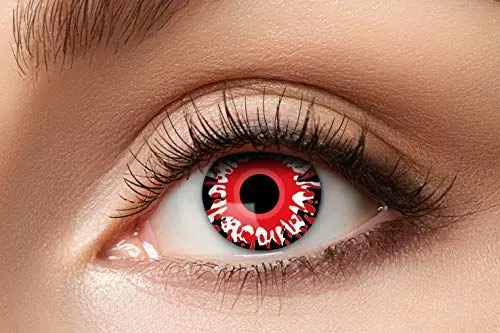 Produktbild: Eyecatcher 84080441-942 - Farbige Kontaktlinsen, 1 Paar, für 12 Monate, Braun, Karneval, Fasching, Halloween