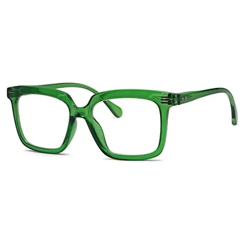 Produktbild: Eyekepper Hochwertigen Lesebrille - Übergroße Rechteckig Qualität Lesehilfe für Damen Grüne +3.50