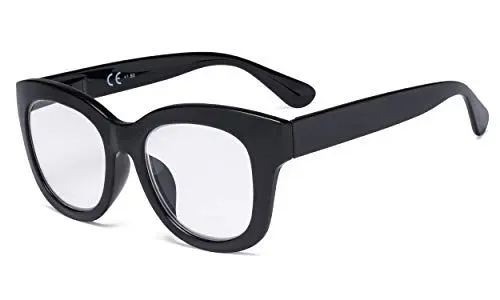 Produktbild: Eyekepper Übergroß Lesebrille - Retro Lesehilfe für Frauen - Schwarz +1.75