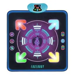 Produktbild: Eygood Tanzmatte mit Licht,Tanzmatte für Kinder mit 3 Spielmodi, Memory-Spielmatte mit integrierter Musik, Weihnachten Geburtstags Geschenke Spielzeuge für 4 5 6 7 8 9 10+ Jahre Mädchen Jungen