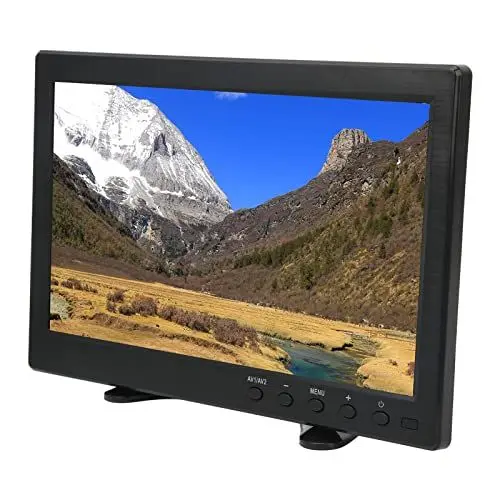 Produktbild: Eyoyo 10,1-Zoll-TFT-LCD- 1366 X 768 HD-Display mitVGA AV, Zwei Lautsprechern, Fernbedienung – Tragbar und Leicht (EU-Stecker)