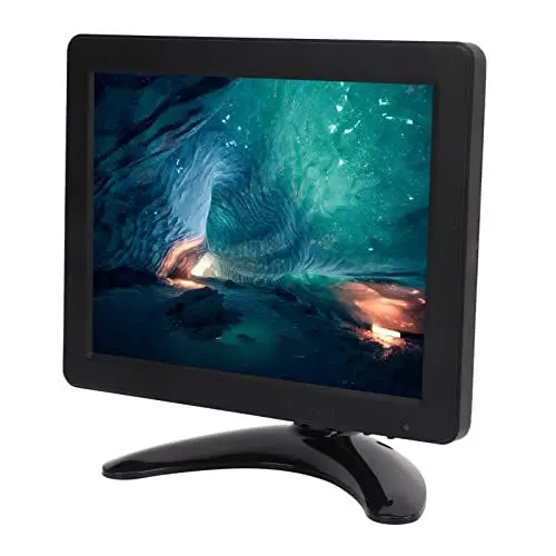 Produktbild: Eyoyo 8-Zoll- mit Einer Auflösung von 1024 X 768, Tragbarer TFT-LCD-Minimonitor, HD-Farbbildschirm, Unterstützt -VGA-AV-Eingang mit Zwei Lautsprechern, Ideal für Spiele,