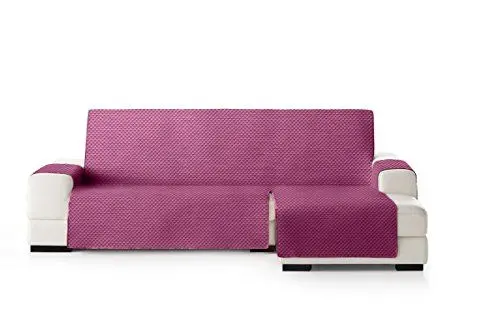 Produktbild: Eysa Oslo Sofa überwurf, Polyester, C/2 Fuchsia-grau, Chaise Longue 240 cm. Geeignet für Sofas von 250 bis 300 cm
