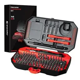 Produktbild: EZARC Feinmechaniker Werkzeug Set, 145 in 1 Magnetische Präzision Schraubendreher Set, Feinmechaniker Schraubendreher Set für Handys Elektronische DIY-Modelle, Smartphones, Laptop, Kamera