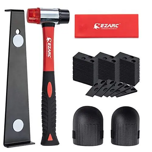 Produktbild: EZARC Vinyl Verlegeset inkl. Schlagteil, Zugeisen, Hammer (Laminatfußboden)