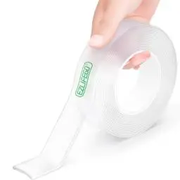 Produktbild: EZlifego Doppelseitiges Klebeband Extra Stark, Transparent Nano Tape, Abnehmbar Wänden Klebestreifen, Klebriges Posterband zur Dekoration, Poster Strips Klebepads, Double Sided Tape - 3 meter