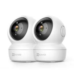Produktbild: EZVIZ 1080P WLAN IP Kamera, schwenkbare Überwachungskamera Innen mit Zwei-Wege-Audio, Bewegungsverfolgung, IR Nachtsicht für Haustier, Babyphone kompatibel Alexa, C6N 2 Set