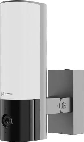 Produktbild: EZVIZ 4MP WLAN Flutlicht Kamera EL3, Überwachungskamera Außen, Zwei-Wege-Audio,Aktive Verteidigung, KI Erkennung, Farbnachtsicht, 2,4/5Ghz Dualband WLAN, IP65 Wasserschutz, Kompatibel mit Google/Alexa