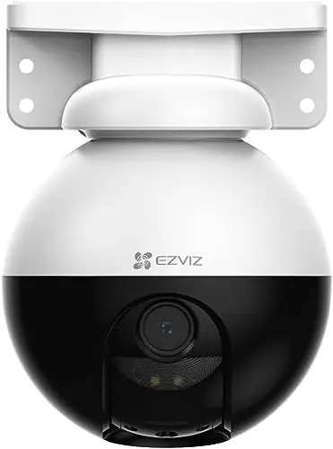Produktbild: EZVIZ 2K WLAN IP PT Kamera, Outdoor Kamera mit KI-Personenerkennung, Active Verteidigung, 30 Meter Farbnachtsicht，352° Schewenk- / 95°Neigung und SD Kartenslot verfügbar, C8W Pro