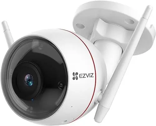 Produktbild: EZVIZ 4MP WLAN IP Kamera für den Außenbereich, WLAN Überwachungskamera mit KI Personenerkennung, Farbnachtsicht und Zwei-Wege-Audio,IP67 wetterfest, Alexa kompatibel,C3W Pro