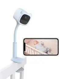 Produktbild: EZVIZ kabelloser Babymonitor, Smart Video Babyphone mit 2000mAh Akku, Erkennung von Babyschrei und Bewegung, automatischer Wiedergabe beruhigender Musik und Nachtsicht ohne sichtbares Licht, BM1-BE