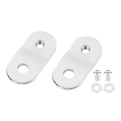 Produktbild: F FIERCE CYCLE 1 Zoll Motorrad Gas Tank Rising Lift Kit Ersatz Silberfarbenen Stahl für Harley-Davidson