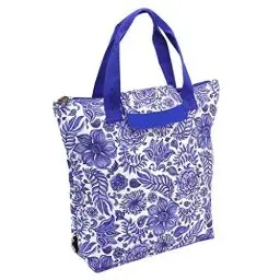 Produktbild: F|23 Friedrich23 Shopper - Handtasche mit Aufdruck Porzellan- Tragegriffe und Reißverschluss - Polyester 21L