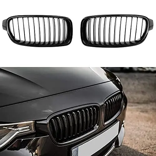 Produktbild: F30 Kühlergrill schwarz glänzend ABS Fronthaube für 3er F30 F31 F35 2012-2017