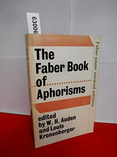 Produktbild: Faber Book of Aphorisms