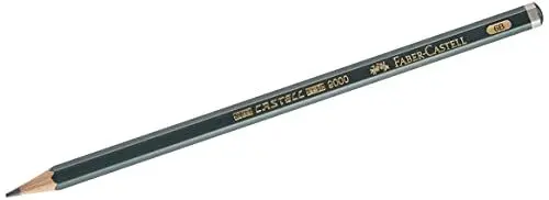 Produktbild: FABER-CASTELL 119006 - Bleistift Castell 9000, Härtegrad 6B, 1 Stück