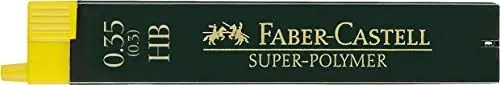 Produktbild: FABER-CASTELL 120300 - Feinmine Super Polymer, 0,35 mm, Härtegrad HB, 12 Stück