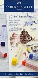 Produktbild: FABER-CASTELL 128312 - Creative Studio Softpastellkreide, 12 Farben sortiert im Kartonetui