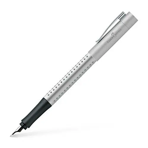 Produktbild: FABER-CASTELL 140906 - Füller Grip 2011, Feder F, Silber, 1 Stück