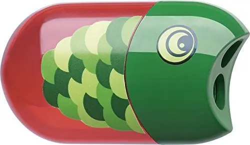 Produktbild: FABER-CASTELL 183525 - Doppelspitzdose Fisch Inklusiv Radierer