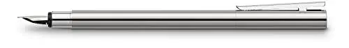 Produktbild: Faber-Castell 342001 - Füller Neo Slim Edelstahl, Federbreite F, silber glänzend
