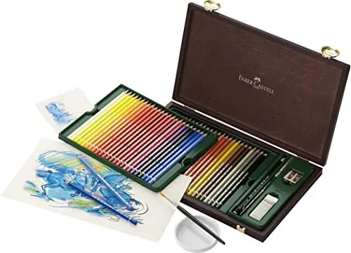Produktbild: FABER-CASTELL 117506 - Aquarellstifte Albrecht Dürer, 48er Holzkoffer