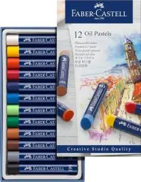 Produktbild: Faber-Castell 127012 - Permanente Ölpastellkreide STUDIO QUALITY, 12er Etui
