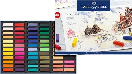 Produktbild: Faber-Castell 128272 - Softpastellkreide STUDIO QUALITY mini, 72er Etui
