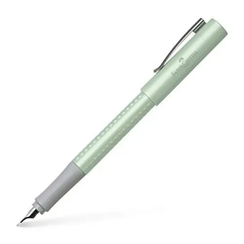 Produktbild: Faber-Castell 140976 - Füller Grip Pearl Edition, Feder EF, mint, 1 Stück