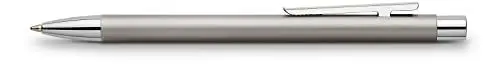Produktbild: FABER-CASTELL 342120 - Kugelschreiber Neo Slim Edelstahl, Minenstärke M, silber matt