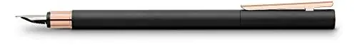 Produktbild: FABER-CASTELL 343103 - Füller Neo Slim Metall, Federbreite B, schwarz mit rosegold
