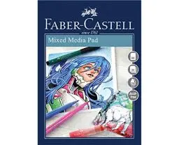 Produktbild: Faber-Castell Creative Studio Mischtechnikblock, A4 250 g/m² Block mit 30 Blatt