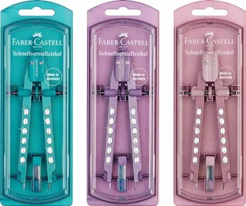 Produktbild: Faber-Castell Schnellverstellzirkel Factory Sparkle