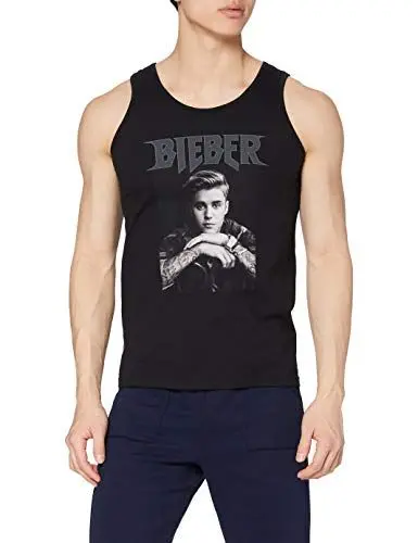 Produktbild: FABTASTICS Herren T-shirt, Justin Bieber, BRV-119226, Schwarz (Black 001), Gr. S