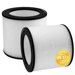 Produktbild: Facecool FY0611/30 Ersatzfilter kompatibel mit Philips Luftreiniger AC0650 und AC0651/10, Ersatz HEPA Filter FY0611/30 (2 Stück)