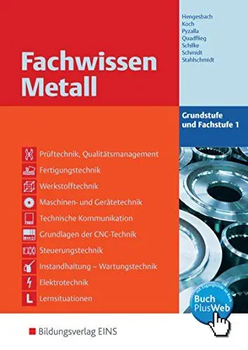 Produktbild: Fachwissen Metall: Grundstufe und Fachstufe 1 / Grundstufe und Fachstufe 1: Schülerband