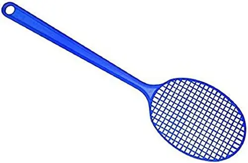 Produktbild: Fackelmann Fliegenklatsche Mini – Handliche Insektenklatsche mit Hängefunktion, PP-Stiel, PU-Kopf, 5x64x250 mm, 2 Jahre Garantie